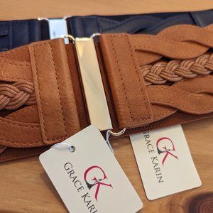 NWT 2x Wide Stretchy Belts (size 4XL)